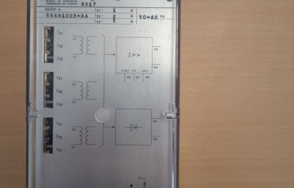 Asea overcurrent relay RK481003-AA Typ RXTIP 4
