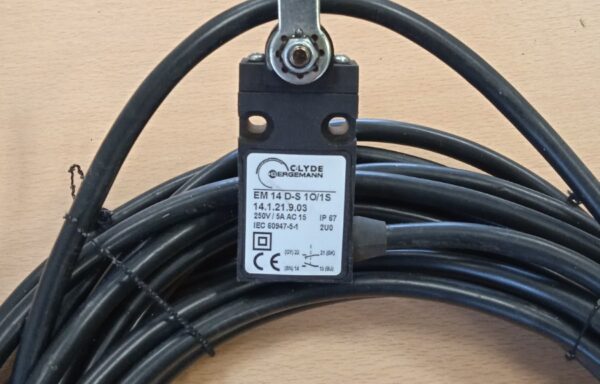 Clyde Bergemann Position Switch EM 14 D-S 1O/1S with 10m cable